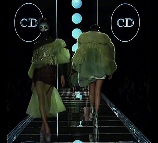 Daria Werbowy and Angela Lindvall Model for Dior