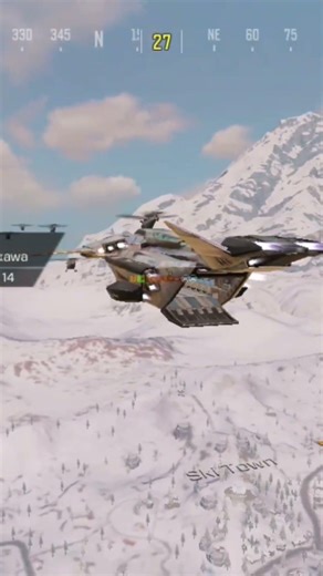 Flying Over Isolated Map in CODM ✈️🔥 #shorts