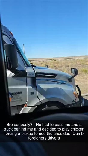 video was sent to me from a buddy. everyday there's someone out there putting everyone else's life in danger. @zackary #CDL #foreigner #slowdownsavelives