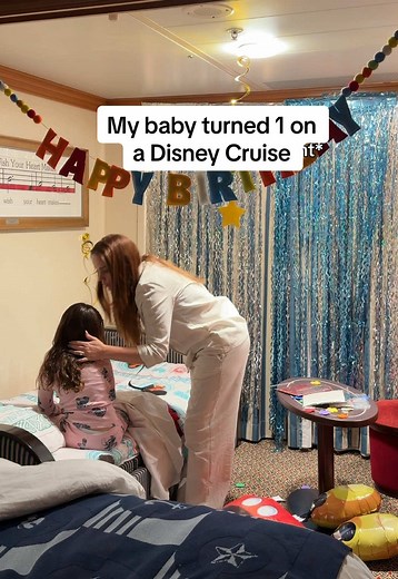 Decorating a Disney Cruise Stateroom for Baby’s 1st Birthday