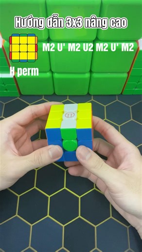 PLL H-shaped tutorial - Advanced 3x3 Rubik's Cube #rubikscube #shorts