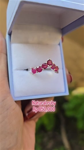 Global Silver Bali | Sterling silver natural ruby ring. Bisa request size. Harga Rp 850,000 Comment sold/booked/DM | Instagram