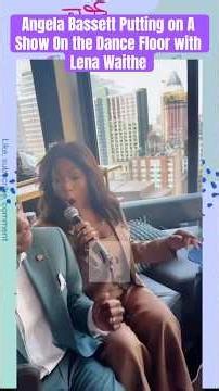 Angela Bassett Putting on A Show On the Dance Floor with Lena Waithe