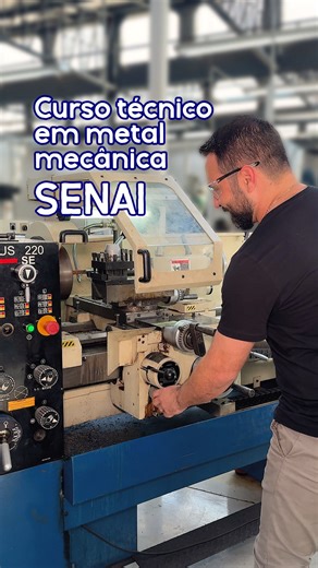 Rafael Zago on Instagram: "No Curso Técnico em Mecânica do Senai MS, você aprende a operar máquinas e ferramentas, interpretar desenhos, executar manutenção e participar de processos de fabricação. Tudo isso com base sólida em teoria e muita prática. Inscreva-se e venha colocar a mão na massa. Informações em meufuturoagora.com.br. Comente “eu quero” que envio o link no direct. #facavocemesmo #senai #senaims #mecanica @senai_ms @senaimscampogrande"