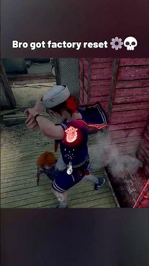 Bro got factory reset #dbd #dbdshorts #deadbydaylight