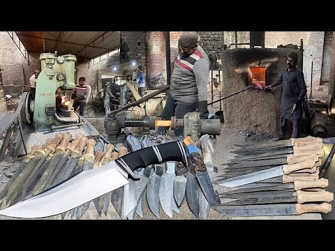The Incredible Process of Making Sharp-Edge Bowie Knives Inside the Factory | How Knife Are Made