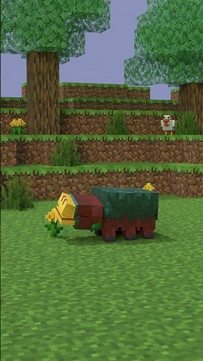 Minecraft Baby Sniffer in His Spare Time (Minecraft Animation)