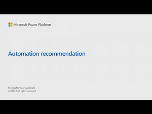Automation Recommendation using Process Advisor