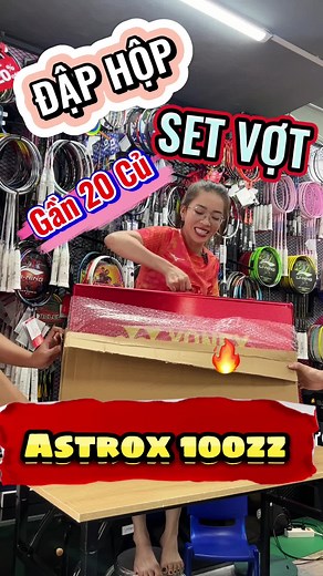 Có gì trong SET VỢT 20 CỦ. Cùng tụi mình đập hộp nhé #badmintonskills #caulong #vnbbinhthanh #baminton