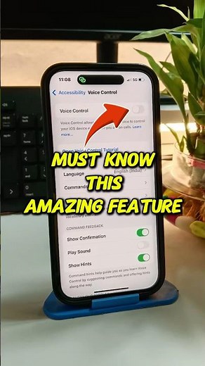 Use Your Voice to Click Photos on iPhone! 😱📸 | Hidden iPhone Trick #27