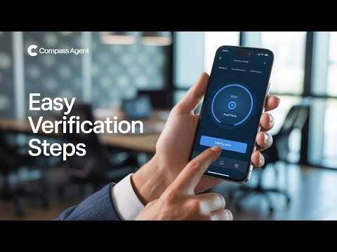 How to verify your Compass agent account - step by step