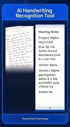 Free AI Tool That Converts Handwriting