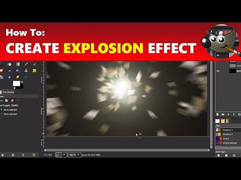 How to Create an Explosion Effect in GIMP | Using GIMP Tutorial