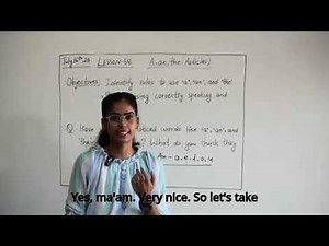 Lesson 58 A, an, the Articles (Step 1)