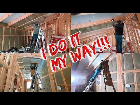UNVENTED CATHEDRAL CEILING CUSTOM INSULATION | I DID IT MY WAY