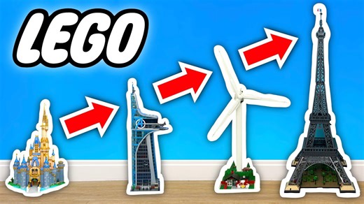 I Built The TALLEST LEGO SETS Ever Released!