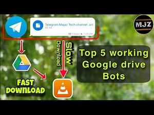 Top 5 google drive bots of Telegram