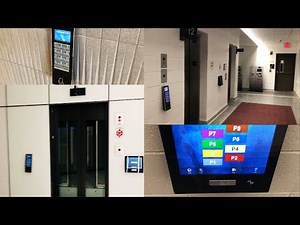 Tour of new Otis Compass 360 Gen3 elevators - UPMC Mercy Pavilion - Uptown/Bluff, Pittsburgh, PA