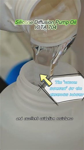 Silicone Diffusion Pump Oil IOTA 704