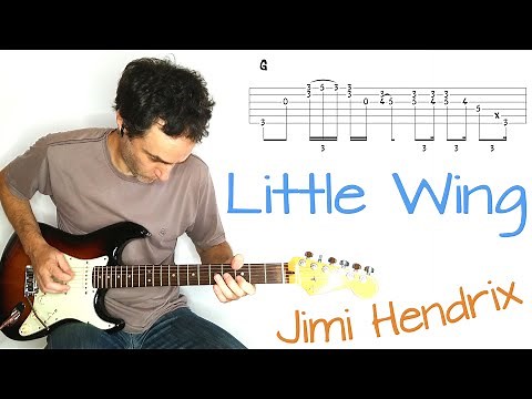 Jimi Hendrix - Little Wing - Guitar lesson in standard tuning / tutorial / cover with tab