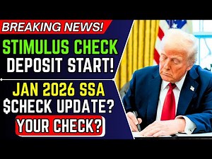 BREAKING: Monday Deposits Begin — January 2026 Social Security & Stimulus Payment Dates