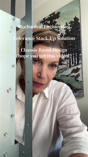 Tolerance stack-up can be reduced by designing products around a primary reference structure such as a sheet metal chassis. Laser cutting provides precise feature placement, while minimizing bends reduces geometric variation. Spot welding chassis components creates a rigid reference frame that prevents alignment errors across assemblies. 🙌🏼⚙️ #MechanicalEngineering #ToleranceStackup #DesignForAssembly #SheetMetalDesign #ProductDevelopment