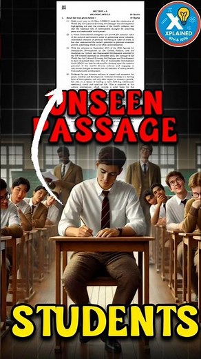 How to Solve📝 Unseen Passage Class 10 | Unseen Passage Trick #class10 #unseenpassage #class9 #tricks