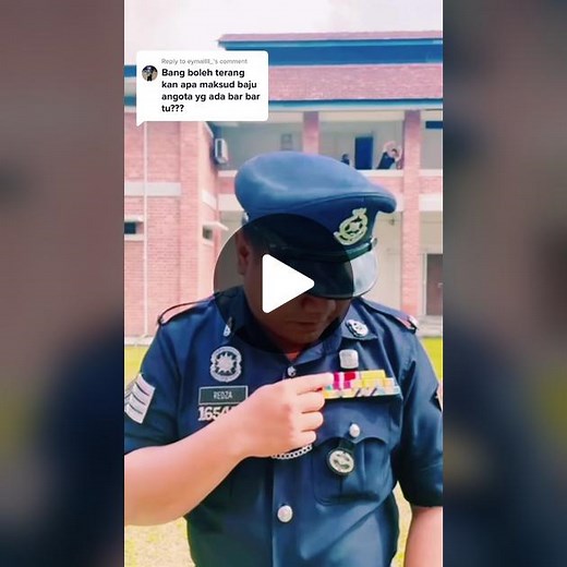 Bar Perkhidmatan Polis: Maksud Reben Polis dan Pangkat PDRM