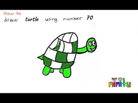 How to draw turtle using number 70 (Revival)