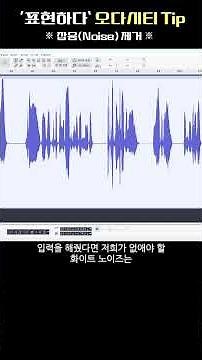 [오다시티 기초] '잡음 제거' (Noise Reduction) 2단계 완벽 가이드 #오다시티 #Audacity #잡음제거 #노이즈제거 #화이트노이즈