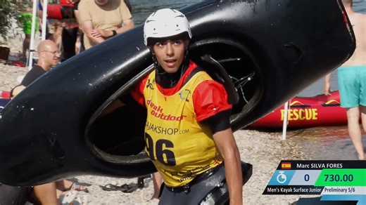 6.3K views · 54 reactions | Marc Silva Fores ESP Junior Men's Kayak Surface Prelim 5 / 2025 ICF Canoe-Kayak Freestyle World Championships Plattling Germany | Planet Canoe | Facebook