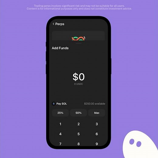 How to fund your perps balance in Phantom