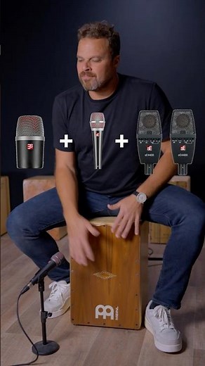 sE Mics Set ups Comparison #microphone #mictest #cajon #seelectronics