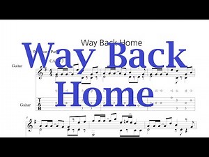 [Guitar Tab 기타 타브 악보] Way Back Home - SHAUN 웨이백홈 - 숀