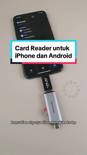 Replying to @yourkoreanoona card reader untuk iPhone dan Android #cardreader #cardreaderiphone #cardreaderandroid