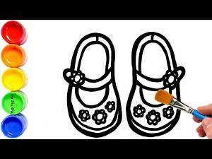 Drawing Shoes and Slippers | Fun and Easy Drawing Ideas for Kids | Step By Step