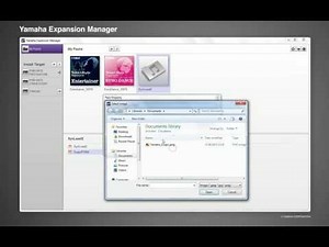 Yamaha Expansion Manager l: Klangerstellung mit SoundFont