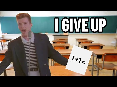 Rick Astley Do Math