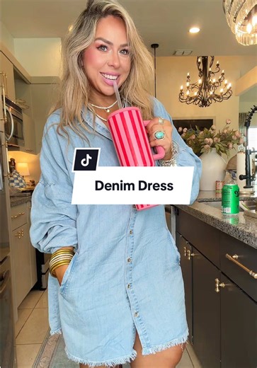 Denim Dress: Size Down for Tunic, Up for Dress
