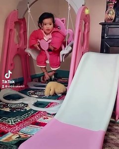 2.2K views · 25 reactions | HAPPY LITTLE CUSTOMER  ✅Children slide with swing in pink colour 殺❤️ #Suni_Karki  From -Bagdol  Thanks for shopping at "COZYKID’S". We hope to have the pleasure of doing business with you in the future.  | CozyKid's | Facebook