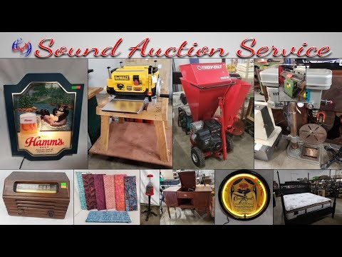 SAS Tools, Batik Fabric, Beer Signs Online Auction Video Preview Slideshow