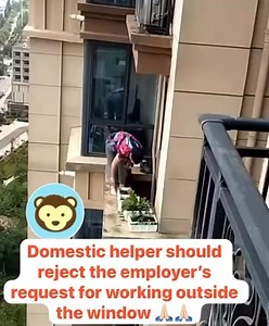 412K views · 1.6K reactions | Advice From Monkey Home - Domestic helper should reject any dangerous working environment to avoid accident.  We hope employers can change their minds to protect more their helper  | Monkey Home Online Store 網購店 | Facebook