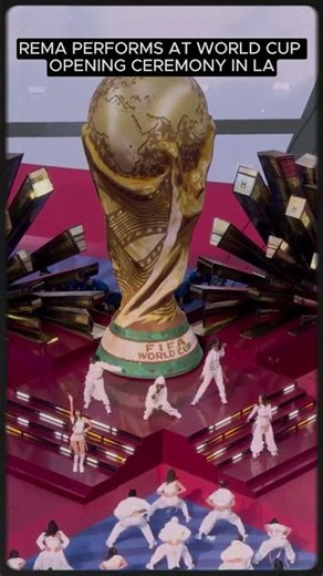 Rema Performs At The WORLD CUP! #shorts