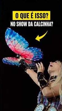 WHAT IS THIS BUTTERFLY AT THE CALCINHA PRETA CONCERT? 🦋