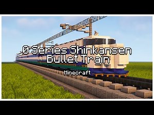 0 Series Shinkansen Bullet Train | 0系新幹線弾丸列車 | Rebuild In Minecraft