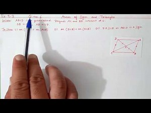 Chapter:9 Ex.9.3 (Q.6) Areas of Parallelograms and Triangles | Ncert Maths Class 9 | Cbse.