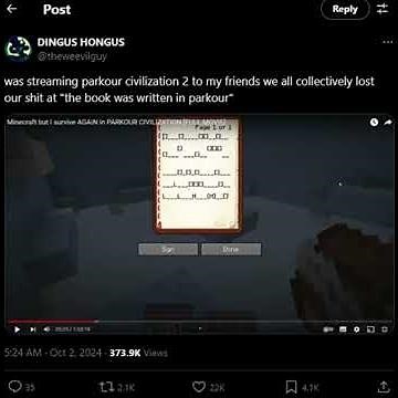 the book was written in parkour