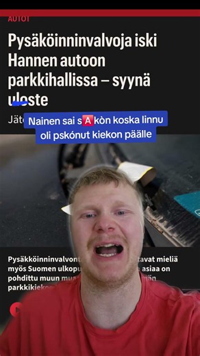 Nainen sai skon koska linnu oli pskonut kiekon päälle #uutiset