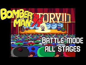 Bomberman '94 (PC Engine/TG-16) - Battle Mode All Stages