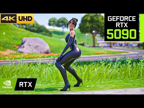 Destroying the RTX 5090 in Fortnite with hidden ULTRA GRAPHICS settings!